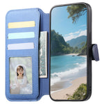 For Oppo Find X9 Pro 5G Magnetic Case RFID Blocking Detachable Wallet Stand Cloth Texture Leather Phone Cover