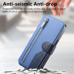 For Oppo Find X9 Pro 5G Magnetic Case RFID Blocking Detachable Wallet Stand Cloth Texture Leather Phone Cover