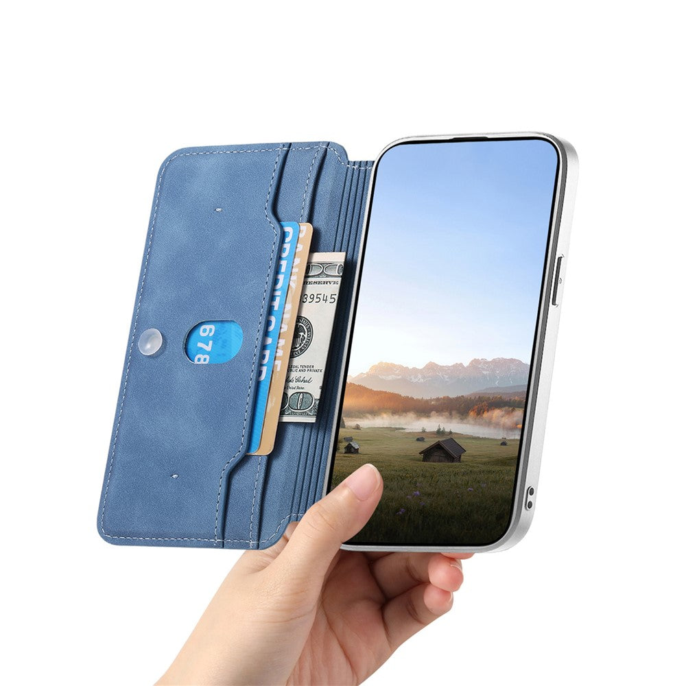 Til Samsung Galaxy A37 5G Læderetui Kryds Tekstur Aftagelig Magnetisk Telefon Cover Pung Stand
