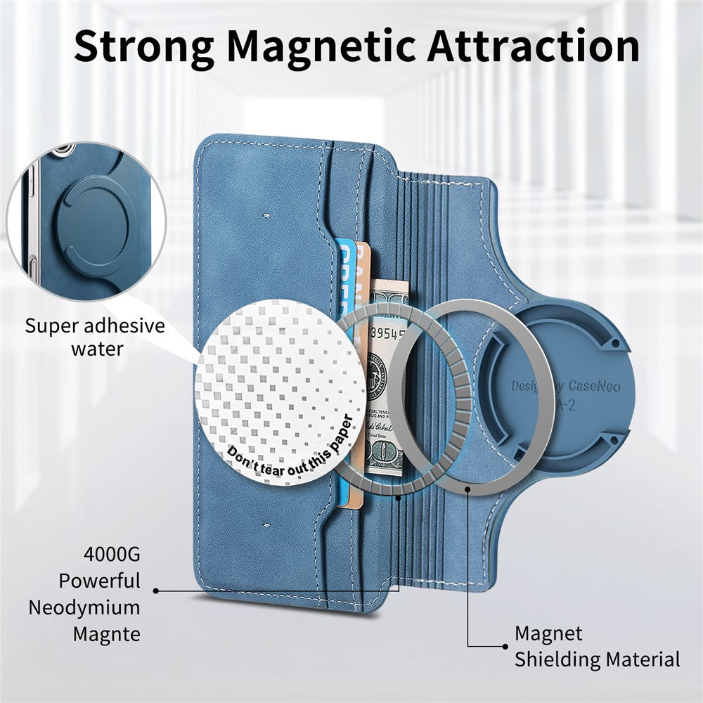 Til Samsung Galaxy A37 5G Læderetui Kryds Tekstur Aftagelig Magnetisk Telefon Cover Pung Stand