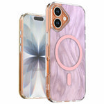 For iPhone 17 Magnetic Case Foxtail Pattern TPU + Acrylic Shockproof Phone Cover