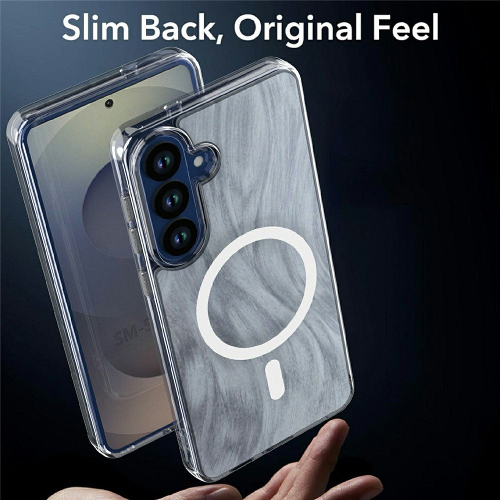 Til Samsung Galaxy S26+ Magnetisk Cover Rævehale Mønster TPU + Akryl Stødsikkert Telefoncover