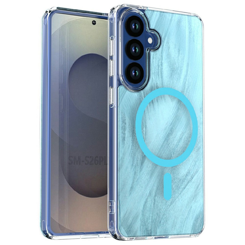 Til Samsung Galaxy S26+ Magnetisk Cover Rævehale Mønster TPU + Akryl Stødsikkert Telefoncover