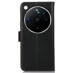 For Oppo Find X9 Ultra 5G Case RFID Blocking Genuine Cow Leather Wallet Phone Cover