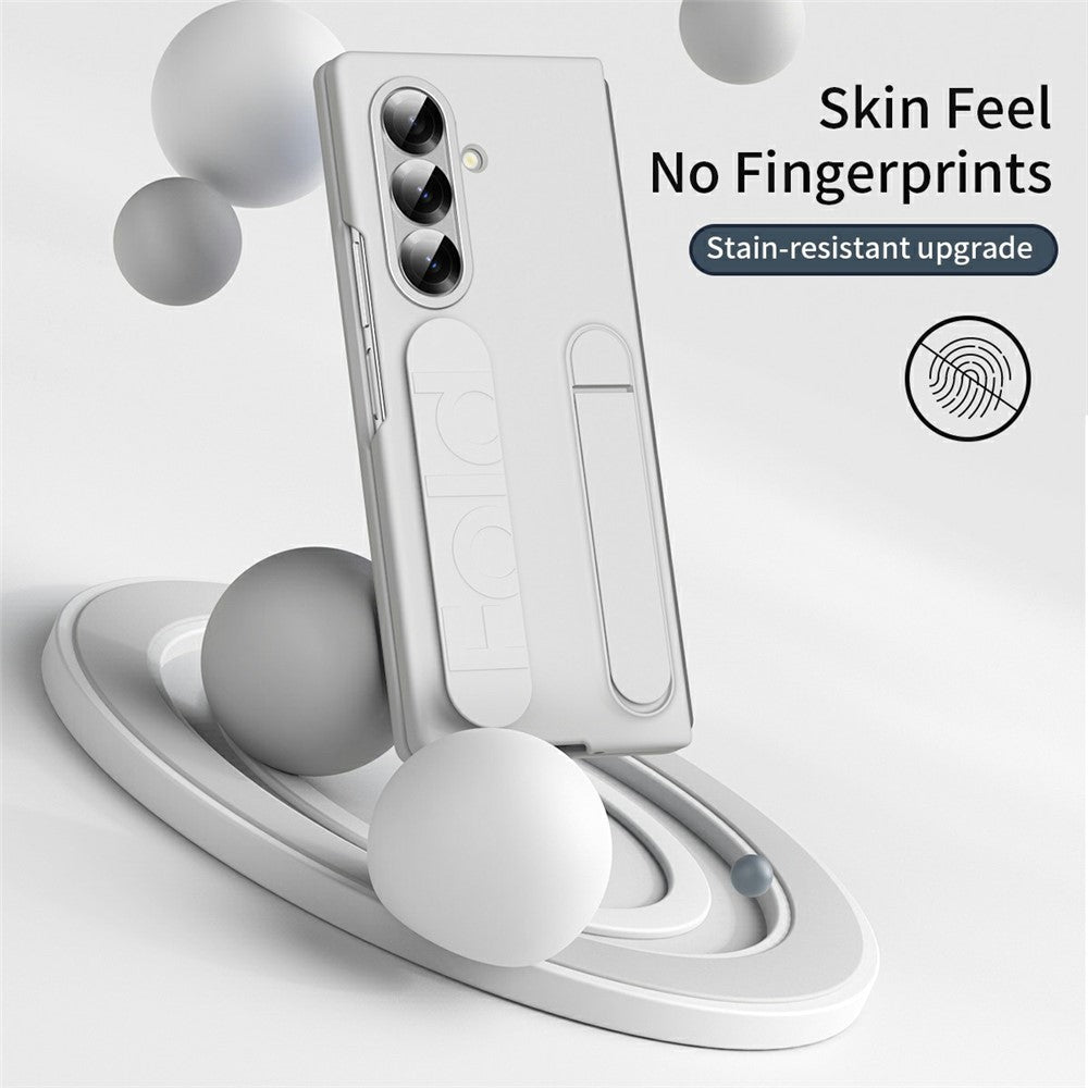 For Samsung Galaxy Z Fold8 Ultra Phone Case Kickstand Wristband PC Silicone Mobile Cover