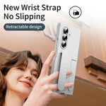 For Samsung Galaxy Z Fold8 Ultra Phone Case Kickstand Wristband PC Silicone Mobile Cover