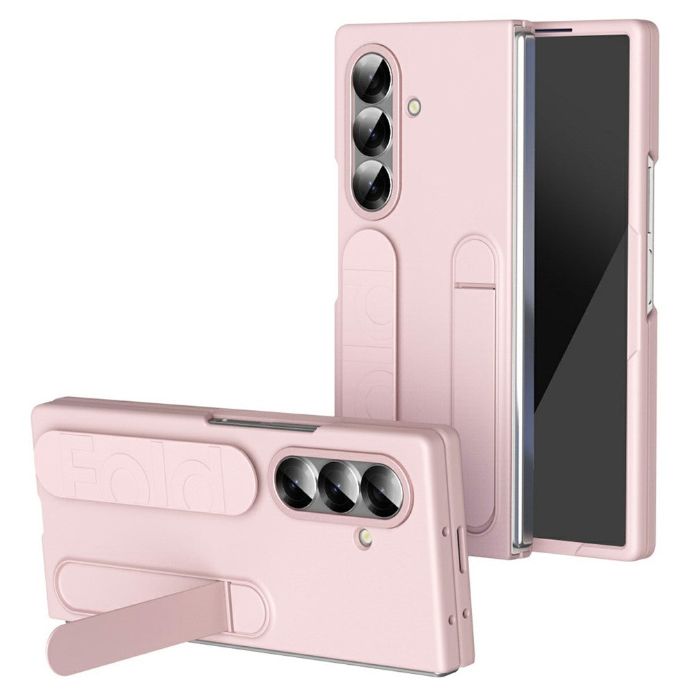 For Samsung Galaxy Z Fold8 Ultra Phone Case Kickstand Wristband PC Silicone Mobile Cover