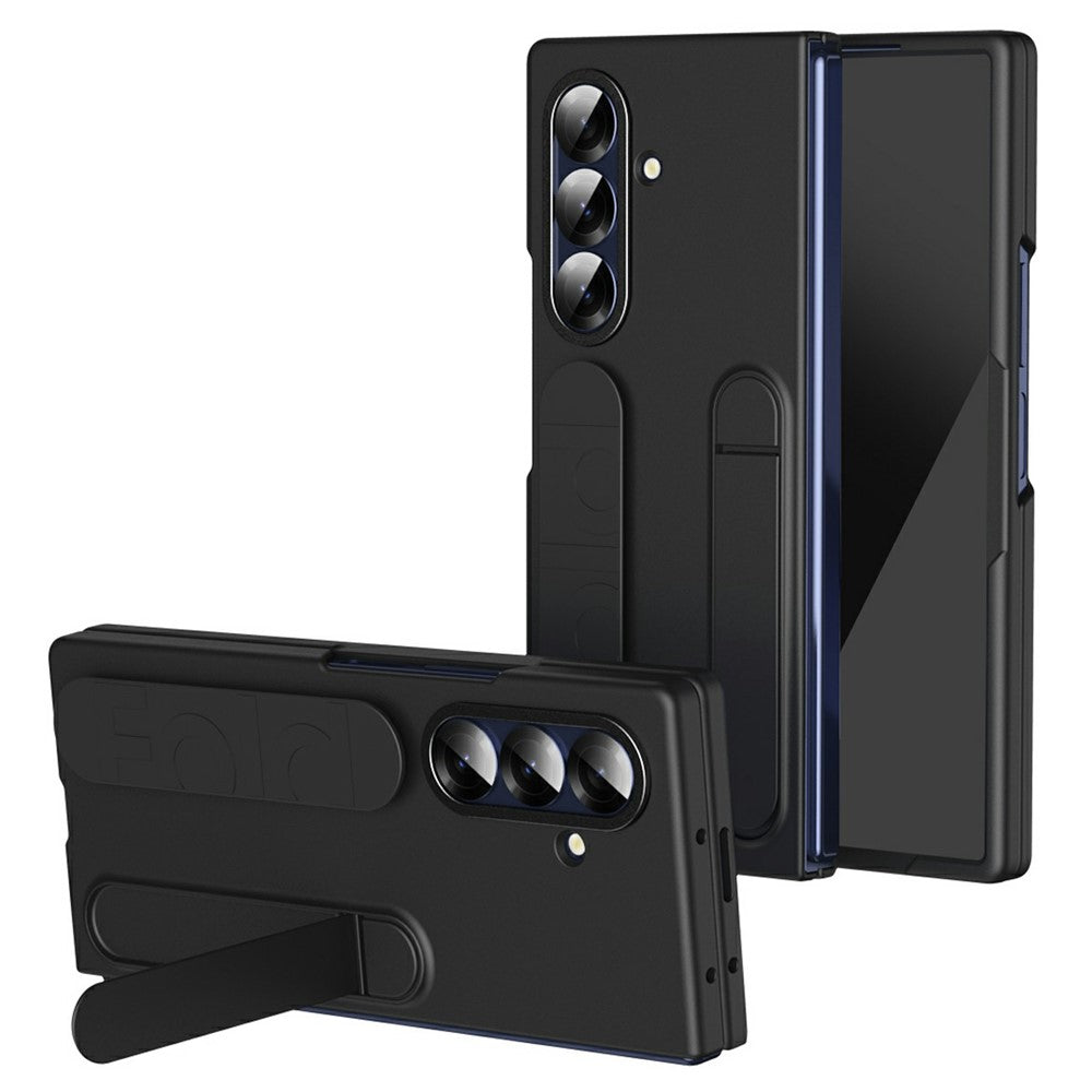 For Samsung Galaxy Z Fold8 Ultra Phone Case Kickstand Wristband PC Silicone Mobile Cover