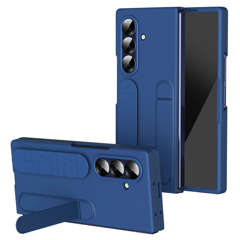 For Samsung Galaxy Z Fold8 Ultra Phone Case Kickstand Wristband PC Silicone Mobile Cover