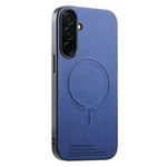 Magnetisk cover til Samsung Galaxy A27 5G, stofstruktur, PC + TPU + PU-læder, ridsefast mobilcover
