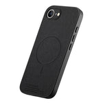 For iPhone 17e  /  16e Magnetic Case Cloth Texture PC + TPU + PU Leather Anti-Scratch Phone Cover