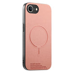 For iPhone 17e  /  16e Magnetic Case Cloth Texture PC + TPU + PU Leather Anti-Scratch Phone Cover