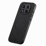 For Xiaomi Redmi Note 15 Pro 4G (Global) Magnetic Case Cloth Texture PC + TPU + PU Leather Anti-Scratch Phone Cover