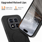 Xiaomi Redmi Note 15 Pro 4G (Global) Magnetiskt Skal Tygtextur PC + TPU + PU-läder Reptåligt mobilskal