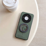 For Honor X70 5G  /  X9d 5G  /  Magic8 Lite 5G Magnetic Case Cloth Texture PC + TPU + PU Leather Anti-Scratch Phone Cover