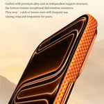 SULADA for iPhone 18 Pro / 17 Pro Magnetic Case 360° Rotating Ring Kickstand Golden Mountain Pattern PC Slim Phone Cover