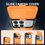For Xiaomi Redmi K90 Pro Max 5G Case with Slide Camera Cover Kickstand PC + TPU Protective Phone Shell