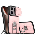For Oppo Find X9 Pro 5G Case with Slide Camera Cover Kickstand PC + TPU Protective Phone Shell