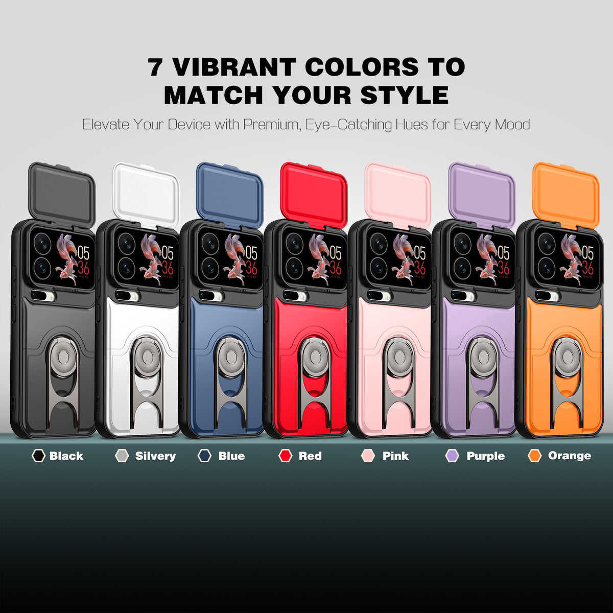 For Xiaomi 17 Pro Case with Slide Camera Cover Kickstand PC + TPU Protective Phone Shell