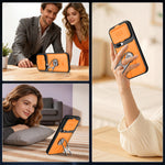 For Xiaomi 17 Pro Max Case with Slide Camera Cover Kickstand PC + TPU Protective Phone Shell