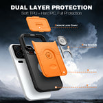 For Xiaomi 17 Pro Max Case with Slide Camera Cover Kickstand PC + TPU Protective Phone Shell