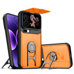 For Xiaomi 17 Pro Max Case with Slide Camera Cover Kickstand PC + TPU Protective Phone Shell