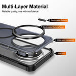 For Huawei Mate 80 Magnetic Case Electroplated Frame Skin-touch TPU+PC Phone Cover