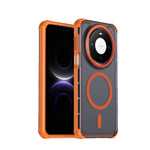 For Huawei Mate 80 Magnetic Case Electroplated Frame Skin-touch TPU+PC Phone Cover