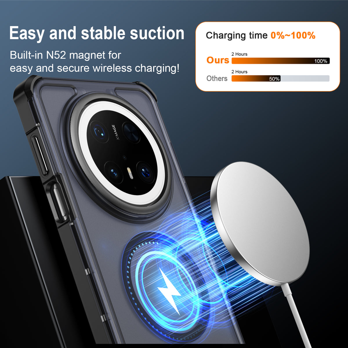 For Huawei Mate 70 Pro Magnetic Case Electroplated Frame Skin-touch TPU+PC Phone Cover
