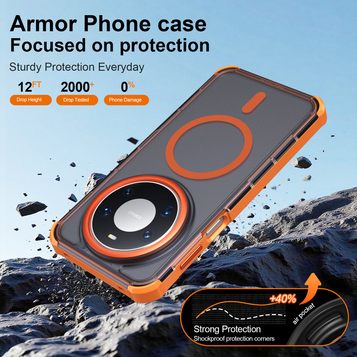 For Huawei Mate 80 Pro Max Magnetic Case Electroplated Frame Skin-touch TPU+PC Phone Cover
