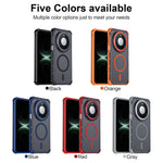 For Huawei Mate 80 Pro Max Magnetic Case Electroplated Frame Skin-touch TPU+PC Phone Cover