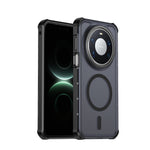 For Huawei Mate 80 Pro Max Magnetic Case Electroplated Frame Skin-touch TPU+PC Phone Cover