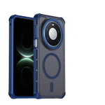 For Huawei Mate 80 Pro Max Magnetic Case Electroplated Frame Skin-touch TPU+PC Phone Cover