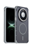 For Huawei Mate 80 Pro Max Magnetic Case Electroplated Frame Skin-touch TPU+PC Phone Cover