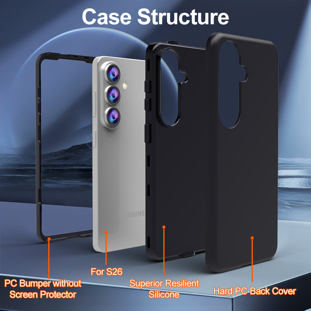 For Samsung Galaxy S25+ GW03 Case TPU + PC Phone Cover Dual Layer Shockproof