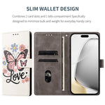 For Honor 600 Pro 5G / 600 5G Case Pattern Printed PU Leather Flip Wallet Phone Cover with Wrist Strap