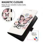 For Honor 600 Pro 5G / 600 5G Case Pattern Printed PU Leather Flip Wallet Phone Cover with Wrist Strap