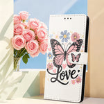 For Honor 600 Pro 5G / 600 5G Case Pattern Printed PU Leather Flip Wallet Phone Cover with Wrist Strap