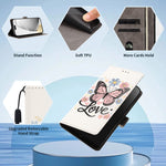 For Honor 600 Pro 5G / 600 5G Case Pattern Printed PU Leather Flip Wallet Phone Cover with Wrist Strap