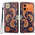 For Honor 600 Pro 5G / 600 5G Case Pattern Printed PU Leather Flip Wallet Phone Cover with Wrist Strap