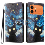 For Honor 600 Pro 5G / 600 5G Case Pattern Printed PU Leather Flip Wallet Phone Cover with Wrist Strap