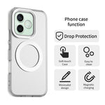 For Honor 600 Lite 5G Magnetic Case Anti Drop Hybrid Phone Back Cover