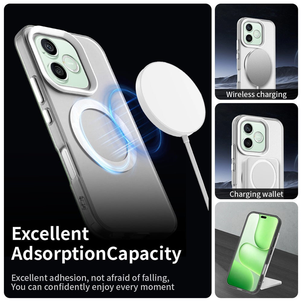 For Honor 600 Lite 5G Magnetic Case Anti Drop Hybrid Phone Back Cover
