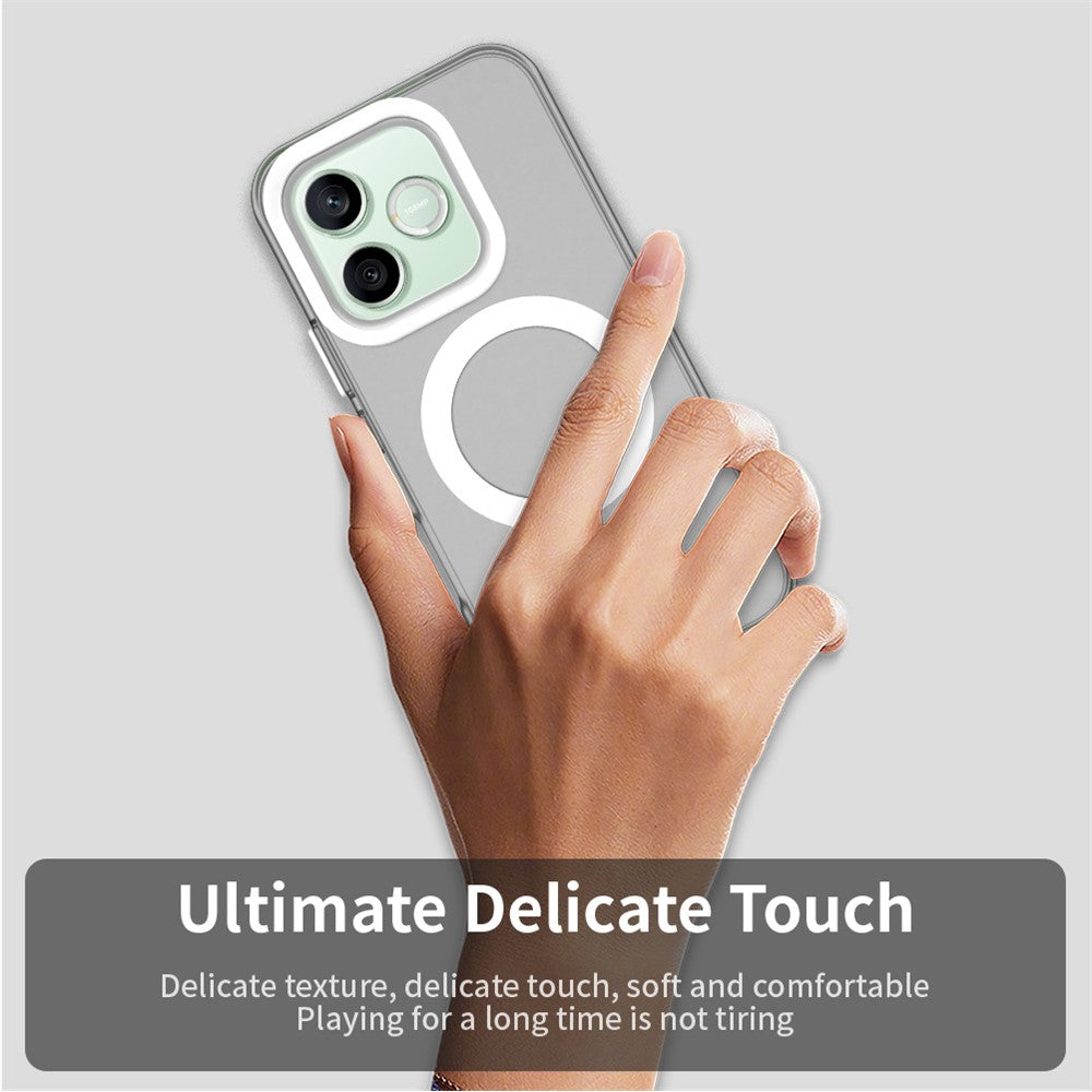 For Honor 600 Lite 5G Magnetic Case Anti Drop Hybrid Phone Back Cover