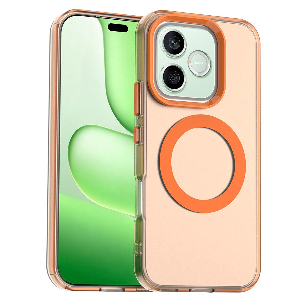 For Honor 600 Lite 5G Magnetic Case Anti Drop Hybrid Phone Back Cover