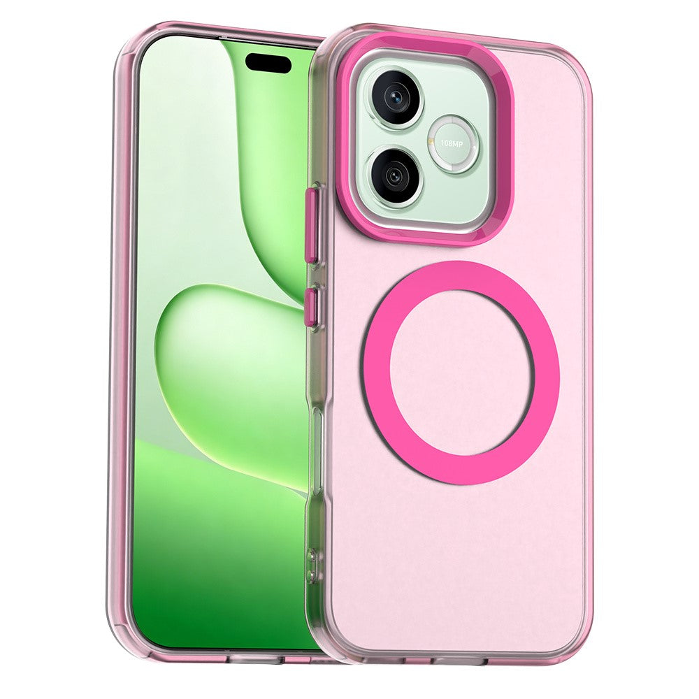 For Honor 600 Lite 5G Magnetic Case Anti Drop Hybrid Phone Back Cover