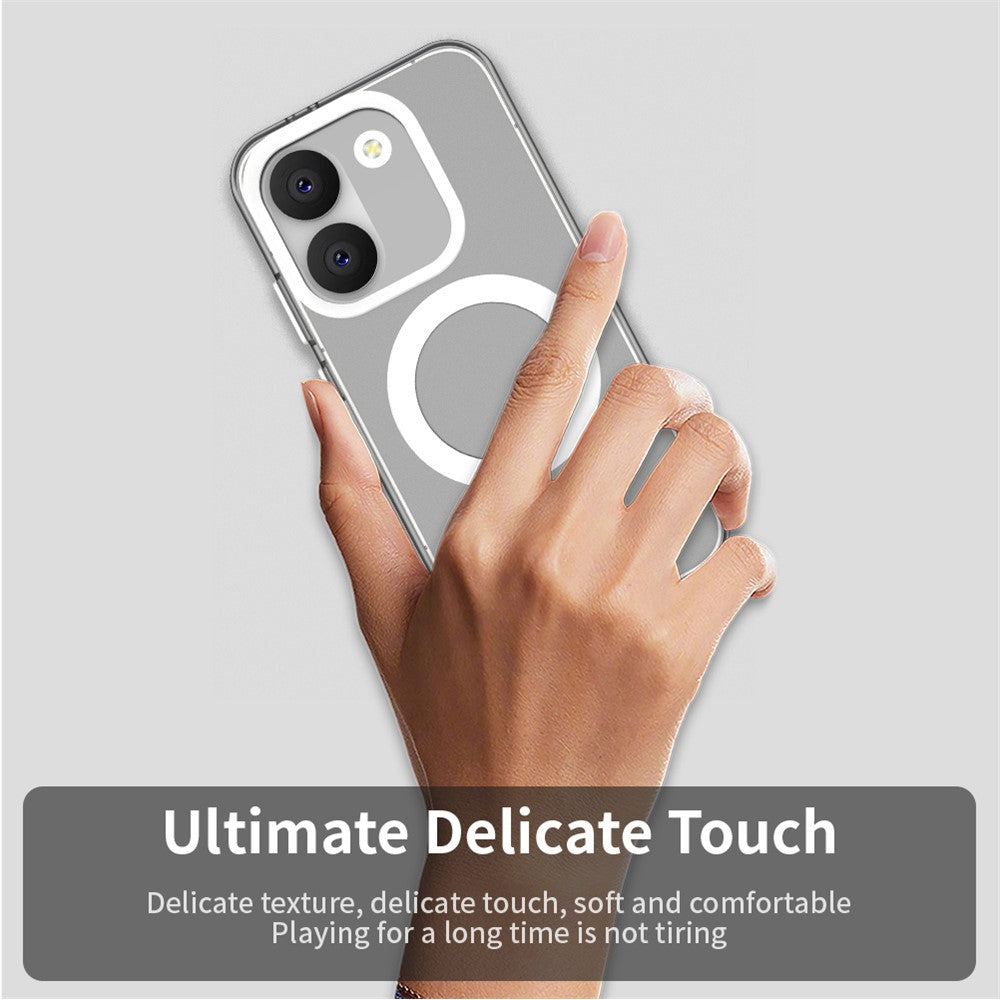 For Xiaomi Poco X8 Pro 5G / Redmi Turbo 5 5G Magnetic Case Anti Drop Hybrid Phone Back Cover