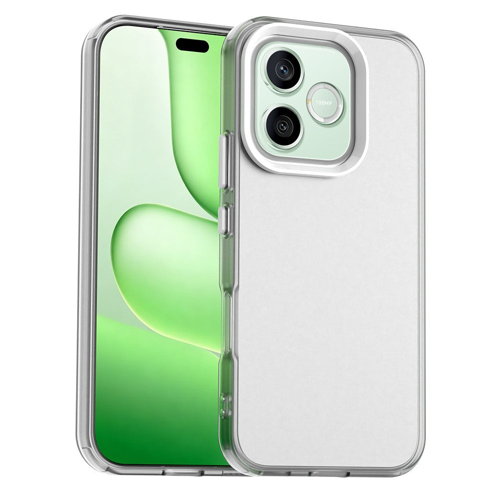 Til Honor 600 Lite 5G Cover PC + TPU + PET Mat Anti-Tab Telefon Bagcover