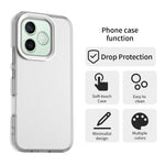 Til Honor 600 Lite 5G Cover PC + TPU + PET Mat Anti-Tab Telefon Bagcover