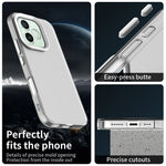 Til Honor 600 Lite 5G Cover PC + TPU + PET Mat Anti-Tab Telefon Bagcover